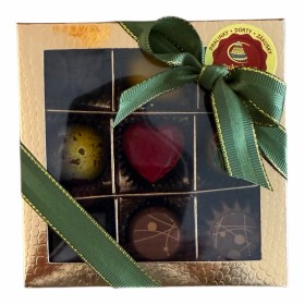 Zlatá bonboniéra - pralinky 9ks (2)