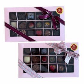 Růžová bonboniéra - pralinky 18ks (1)