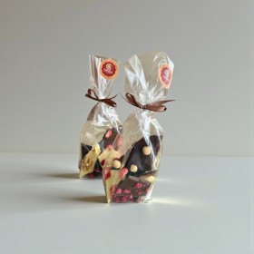 Lámaná čokoláda s ořechy a sušeným ovocem, 100g (2)