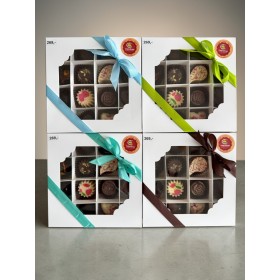 Bílá bonboniéra - pralinky 16ks (2)