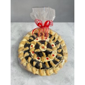 Velký koláč tvarohovo-makový (2)