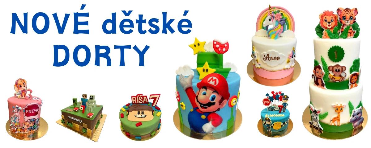 Nové dětské dorty