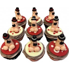 Cupcake muffiny zdobené erotické