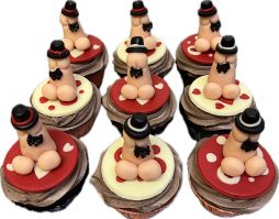 Cupcake muffiny zdobené erotické č. 1179
